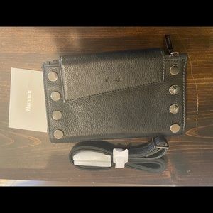 Hammitt black and gun metal levy